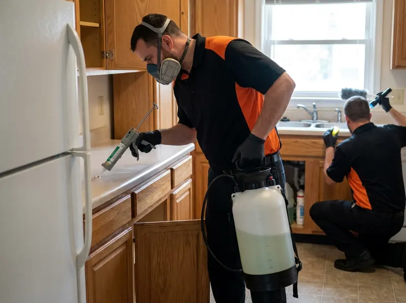 Cockroach Sanitation and Bait Matrix Application in Pittsburgh, PA